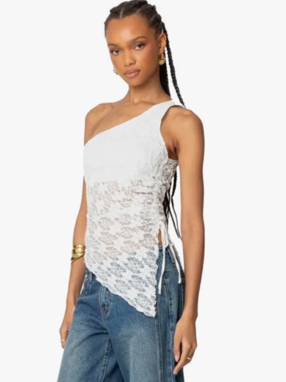 EDIKTED LACE TOP